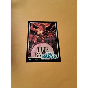 Vintage 1979 The Babys Trading Card #48 London Rock Band Collectible